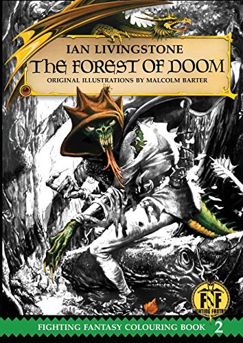 Official Fighting Fantasy Colouring Book 2 The Forest Of Doom (official Fightin [Paperback]