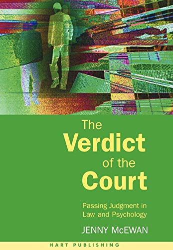 The Verdict of the Court Passing Judgment in La and Psychology [Hardcover]