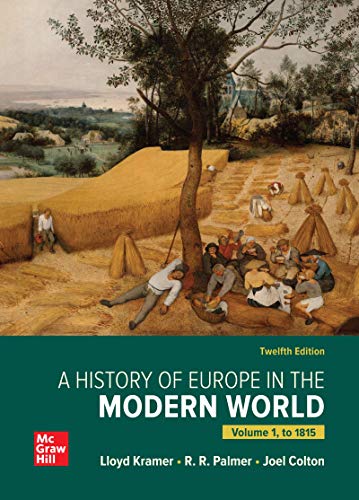 Looseleaf for A History of Europe in the Modern World, Volume 1 [Loose-leaf]