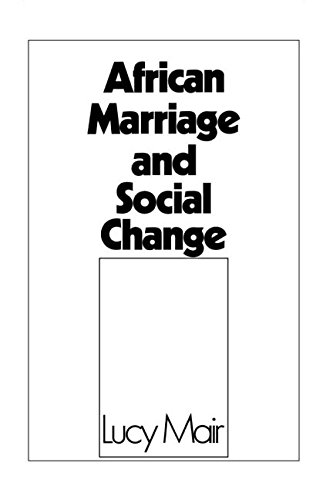 African Marriage and Social Change [Hardcover]