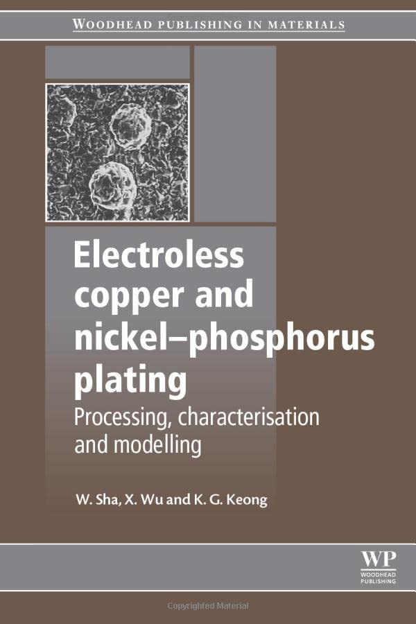 Electroless Copper and Nickel-Phosphorus Plating Processing, Characterisation a [Paperback]