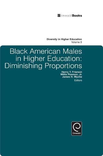 Black American Males in Higher Education  Diminishing Proportions [Hardcover]