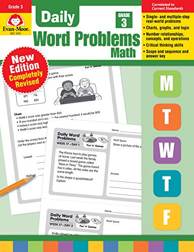 Daily Word Problems, Grade 3 [Paperback]