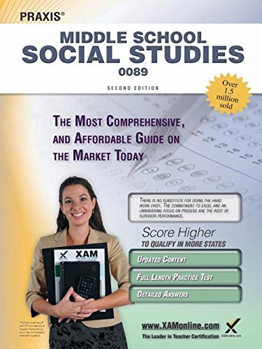 Praxis Middle School Social Studies 0089 Teacher Certification Study Guide Test  [Paperback]