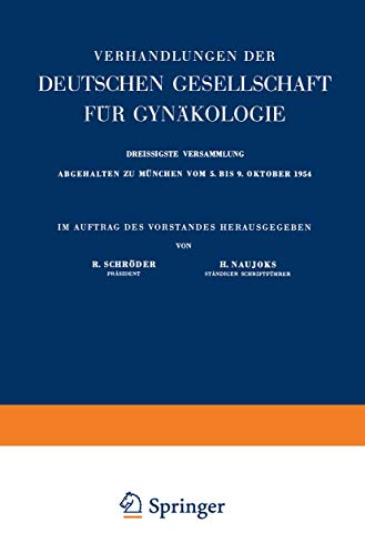 Archiv fr Gynkologie: Organ der Deutschen Gesellschaft fr Gynkologie [Paperback]