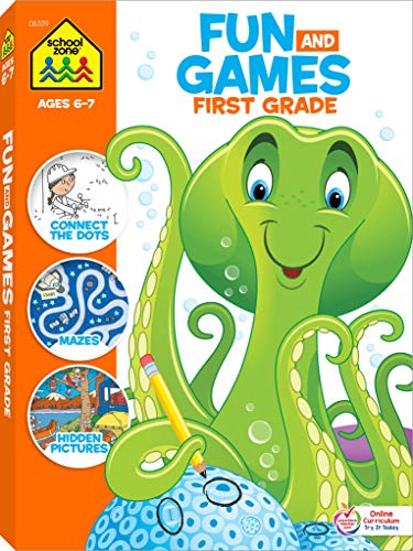 Fun & Games First Grade Ages 6-7 [Paperback]