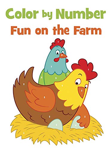 Color by Number Fun on the Farm [Paperback]