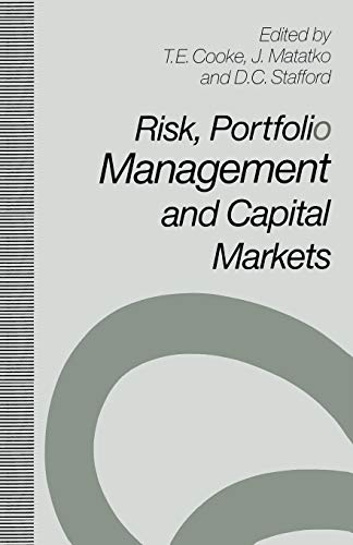 Risk, Portfolio Management and Capital Markets [Paperback]