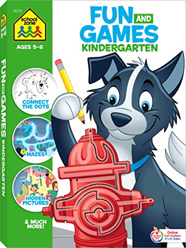 Fun & Games Kindergarten Ages 5-6 [Paperback]