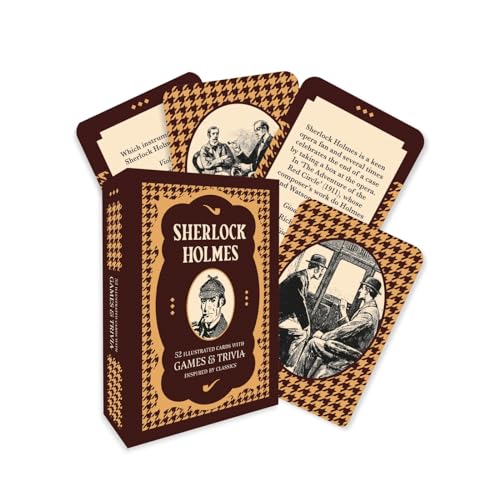 Sherlock Holmes: 52 illustrated cards with games and trivia inspired by classics [Cards]