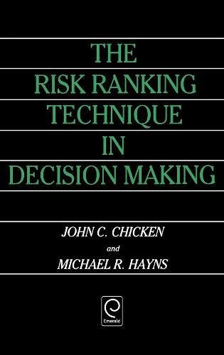 Risk Ranking Technique in Decision Making [Hardcover]