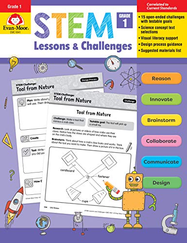 Stem Lessons and Challenges, Grade 1 [Paperback]