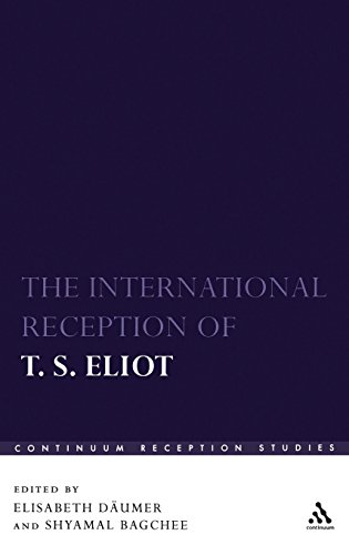 The International Reception of T. S. Eliot [Hardcover]