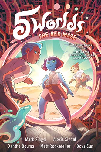 5 Worlds Book 3: The Red Maze [Paperback]