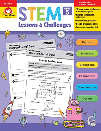 Stem Lessons and Challenges, Grade 5 [Paperback]