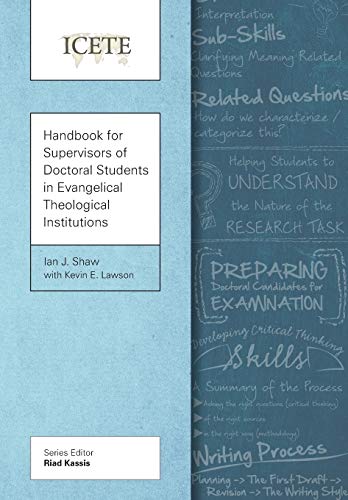 Handbook For Supervisors Of Doctoral Students In Evangelical Theological Institu [Paperback]