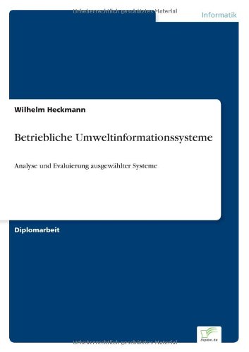 Betriebliche Umeltinformationssysteme [Paperback]