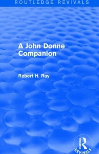 A John Donne Companion (Routledge Revivals) [Hardcover]