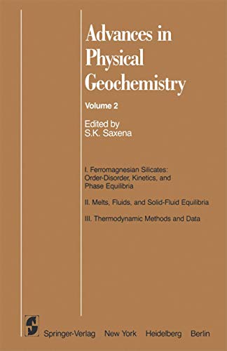 Advances in Physical Geochemistry [Paperback]