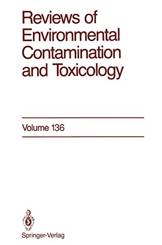 Reviews of Environmental Contamination and Toxicology [Hardcover]