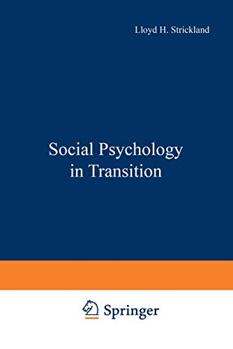 Social Psychology in Transition [Paperback]