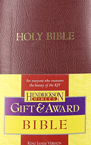 Kjv Gift & Award Bible: Burgundy [Imitation Leather]