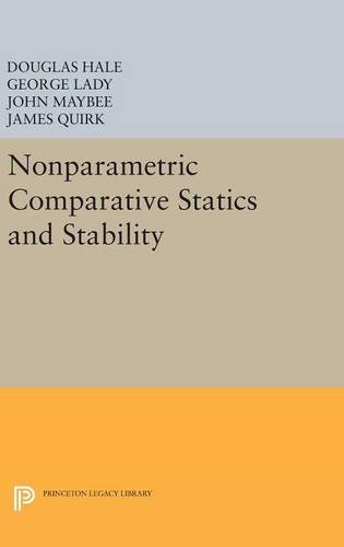 Nonparametric Comparative Statics and Stability [Hardcover]