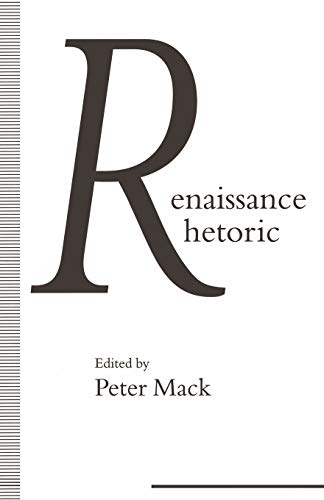 Renaissance Rhetoric [Paperback]