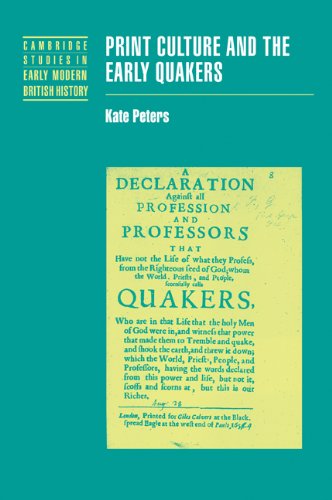 Print Culture and the Early Quakers [Paperback]