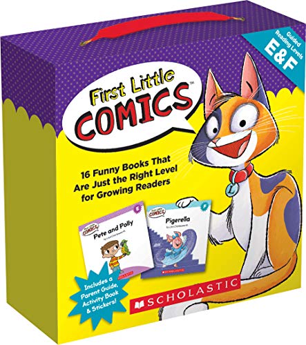 First Little Comics: Levels E & F (Parent Pack): 16 Funny Books That Are Jus [Paperback]