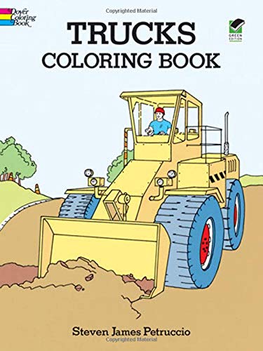 Trucks Coloring Book [Paperback]