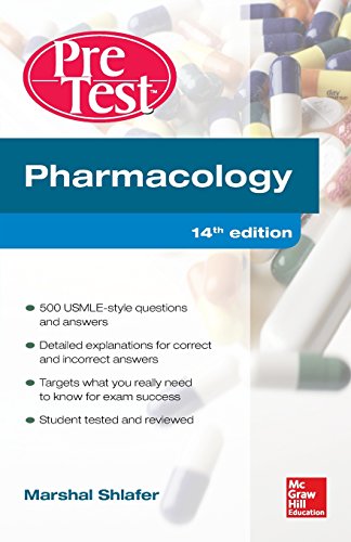 Pharmacology PreTest Self-Assessment and Revie 14/E [Paperback]