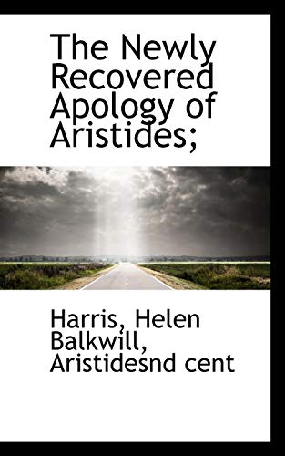 Nely Recovered Apology of Aristides [Paperback]