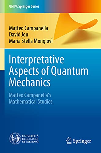 Interpretative Aspects of Quantum Mechanics: Matteo Campanella's Mathematical St [Paperback]