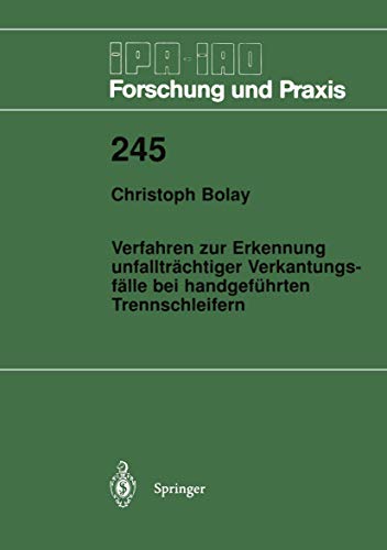 Verfahren zur Erkennung unfalltrchtiger Verkantungsflle bei handgefhrten Tren [Paperback]