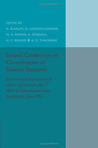 Second Conference on Co-ordination of Galactic Research International Astronomi [Paperback]