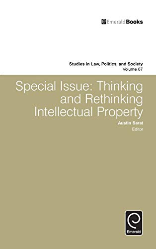 Special Issue Thinking And Rethinking Intellectual Property (studies In La, Po [Hardcover]