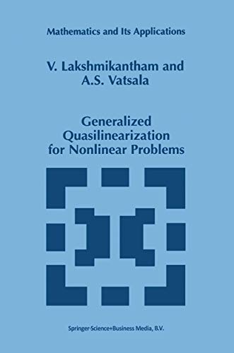 Generalized Quasilinearization for Nonlinear Problems [Hardcover]