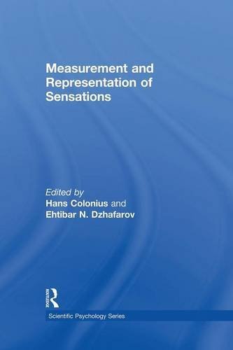 Measurement and Representation of Sensations [Paperback]