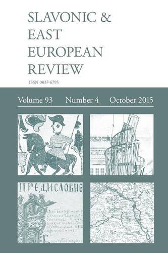 Slavonic & East European Revie (93 4) October 2015 [Paperback]