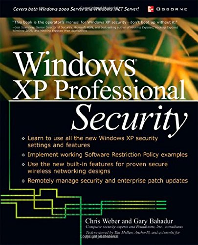 Windos(r) Xp Professional Security [Paperback]