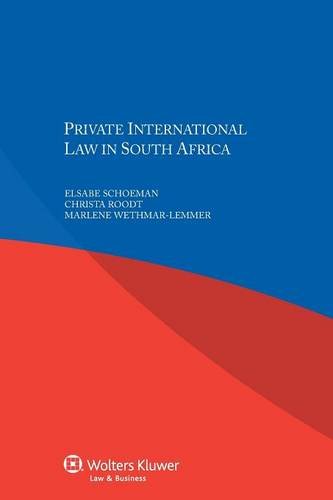 Private International La In South Africa [Paperback]