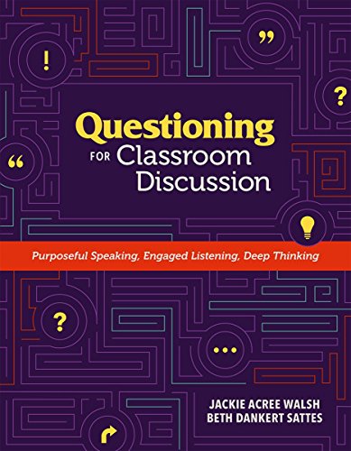 Questioning for Classroom Discussion : Purpos