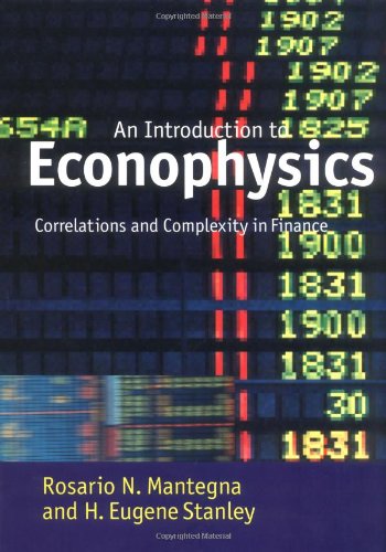 Introduction to Econophysics Correlations and Complexity in Finance [Hardcover]