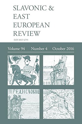 Slavonic & East European Revie (94 4) October 2016 [Paperback]