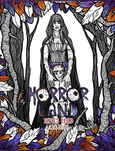 Adult Coloring Book Horror Land Devil's Child (book 7) [Hardcover]