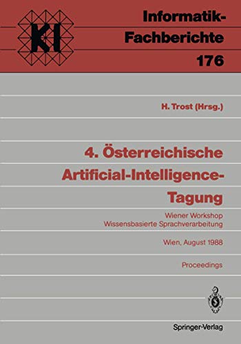 4. sterreichische Artificial-Intelligence-Tagung: Wiener Workshop Wissensbasier [Paperback]