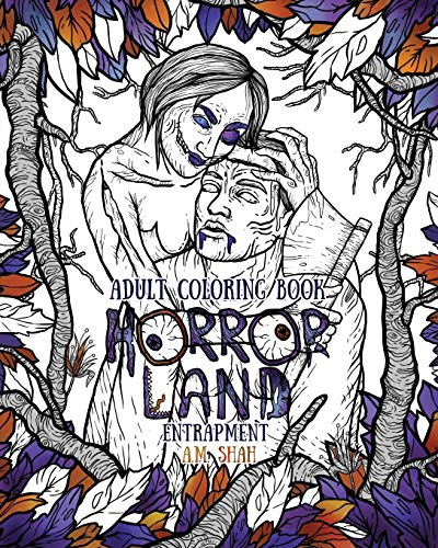 Adult Coloring Book Horror Land Entrapment (book 4) [Paperback]