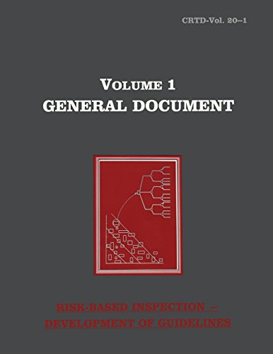 Risk-Based Inspection - Development of Guidelines Vol. 1  General Document [Hardcover]