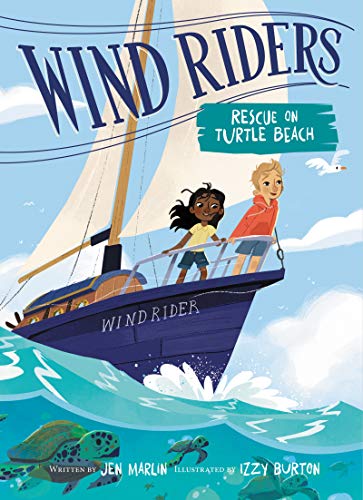 Wind Riders #1: Rescue on Turtle Beach [Paperback]